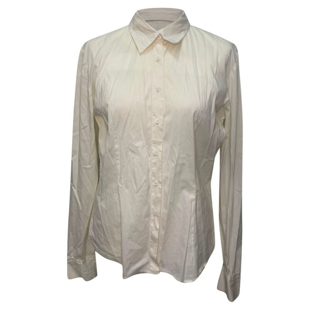Joseph Joe Longsleeve Button Up Shirt in White Cotton